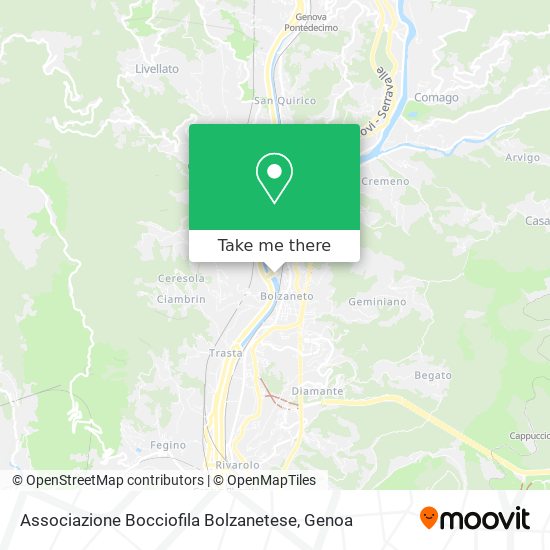 Associazione Bocciofila Bolzanetese map