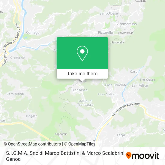 S.I.G.M.A. Snc di Marco Battistini & Marco Scalabrini map