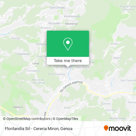 Florilandia Srl - Cereria Miron map