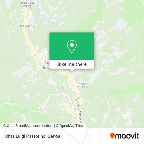 Ditta Luigi Pastorino map