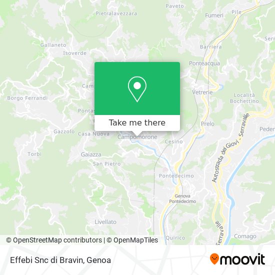 Effebi Snc di Bravin map
