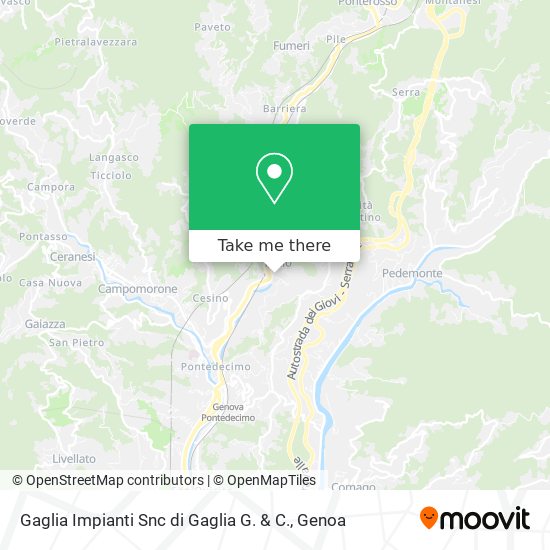 Gaglia Impianti Snc di Gaglia G. & C. map