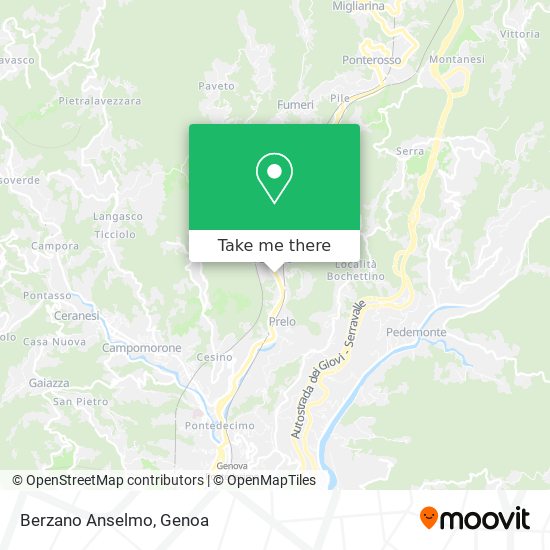 Berzano Anselmo map