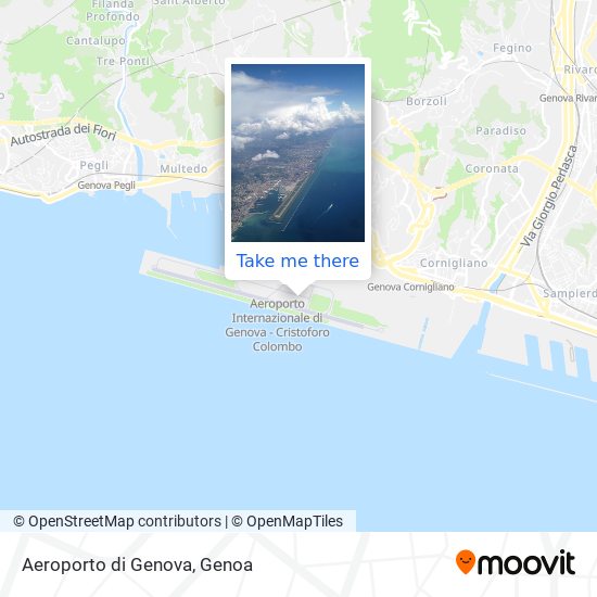 Aeroporto di Genova map