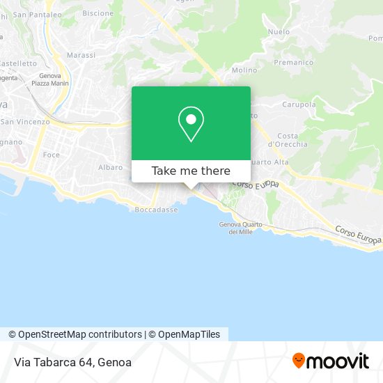 Via Tabarca  64 map
