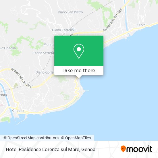 Hotel Residence Lorenza sul Mare map