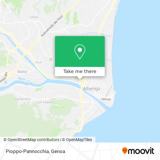 Pioppo-Pannocchia map