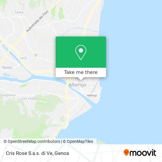 Cris Rose S.a.s. di Ve map