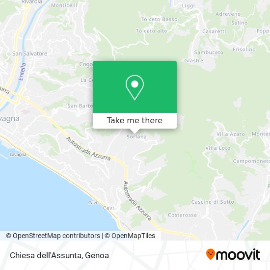 Chiesa dell'Assunta map