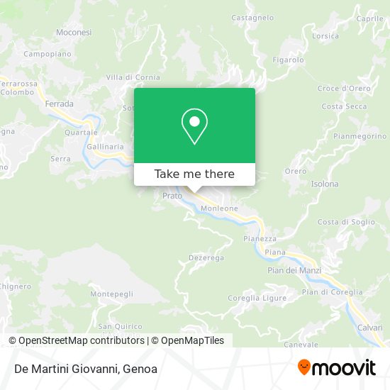 De Martini Giovanni map