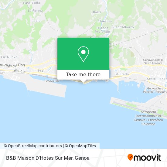 B&B Maison D'Hotes Sur Mer map