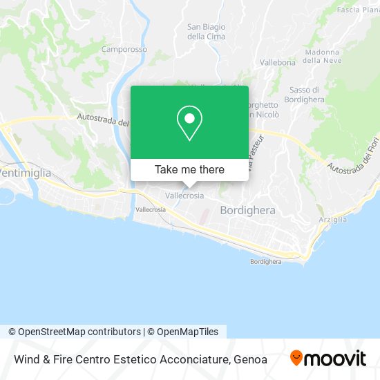 Wind & Fire Centro Estetico Acconciature map