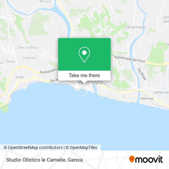 Studio Olistico le Camelie map