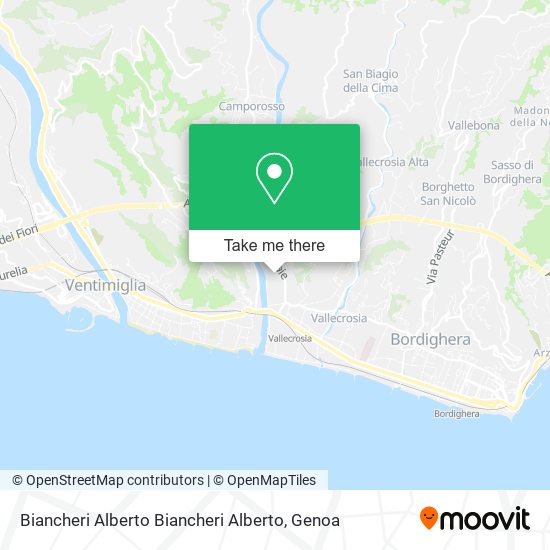 Biancheri Alberto Biancheri Alberto map