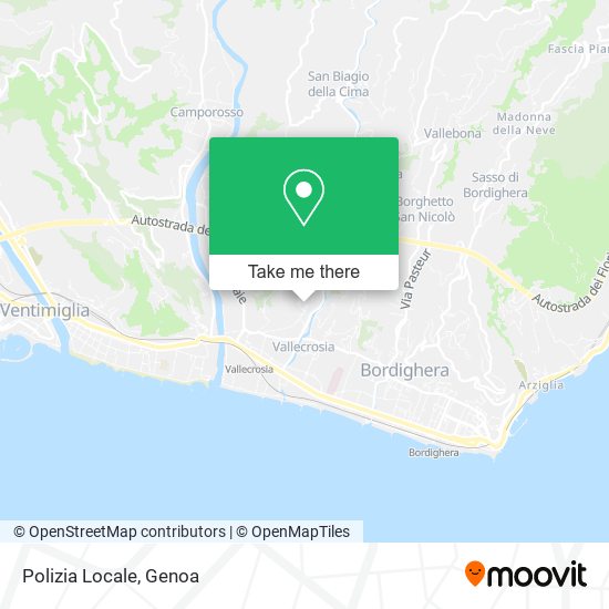 Polizia Locale map