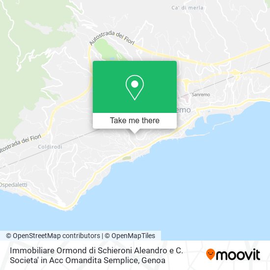 Immobiliare Ormond di Schieroni Aleandro e C. Societa' in Acc Omandita Semplice map