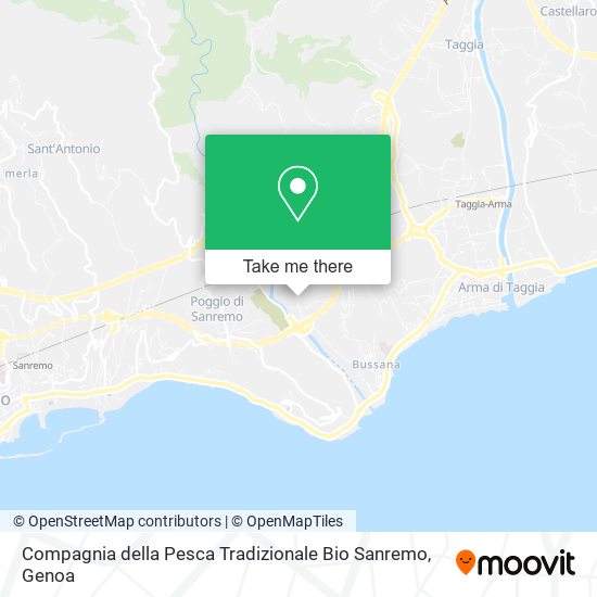 Compagnia della Pesca Tradizionale Bio Sanremo map