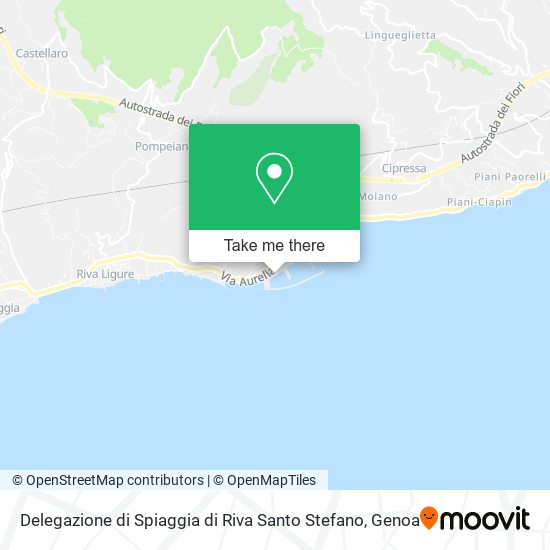 Delegazione di Spiaggia di Riva Santo Stefano map