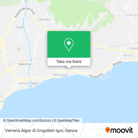 Vetreria Aigor di Grigoletti Igor map