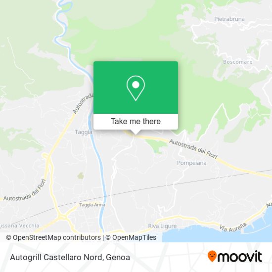 Autogrill Castellaro Nord map