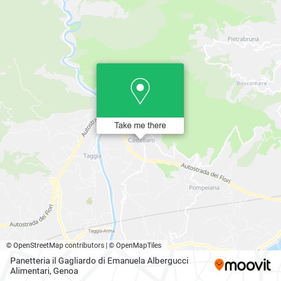 Panetteria il Gagliardo di Emanuela Albergucci Alimentari map