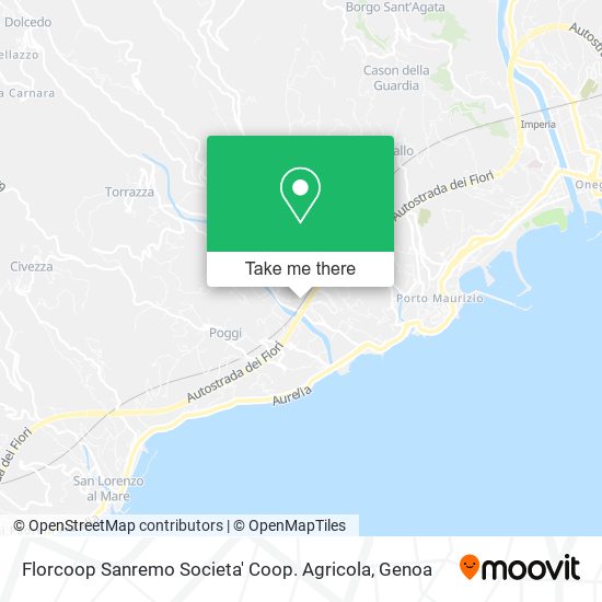 Florcoop Sanremo Societa' Coop. Agricola map