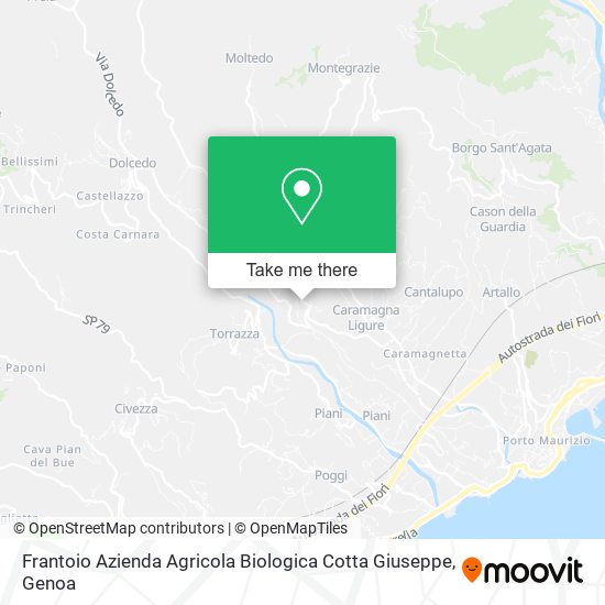 Frantoio Azienda Agricola Biologica Cotta Giuseppe map