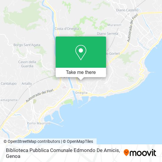 Biblioteca Pubblica Comunale Edmondo De Amicis map