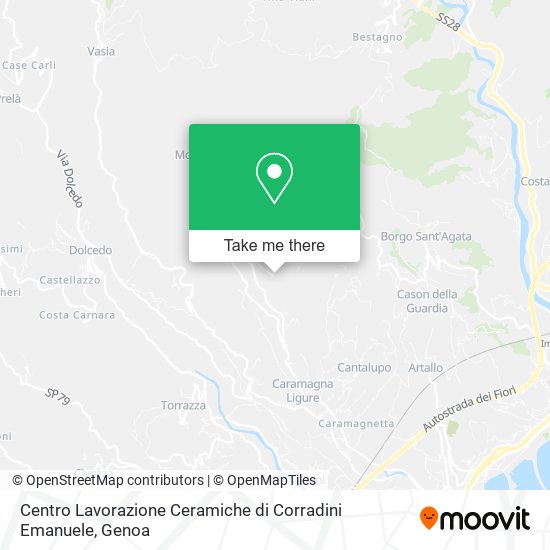 Centro Lavorazione Ceramiche di Corradini Emanuele map