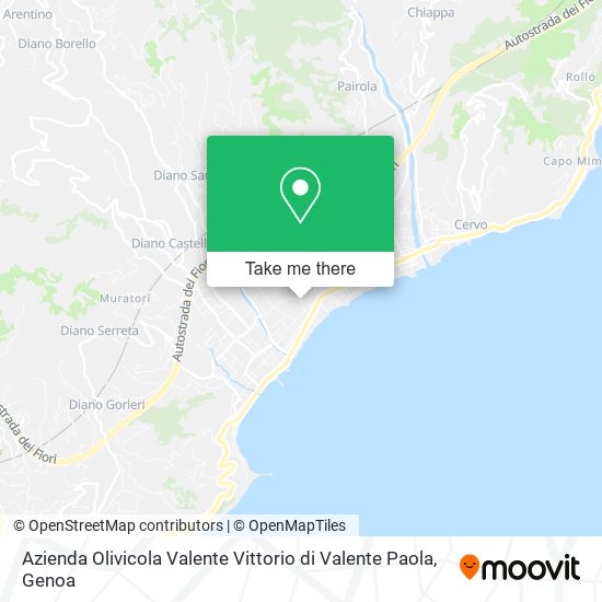 Azienda Olivicola Valente Vittorio di Valente Paola map