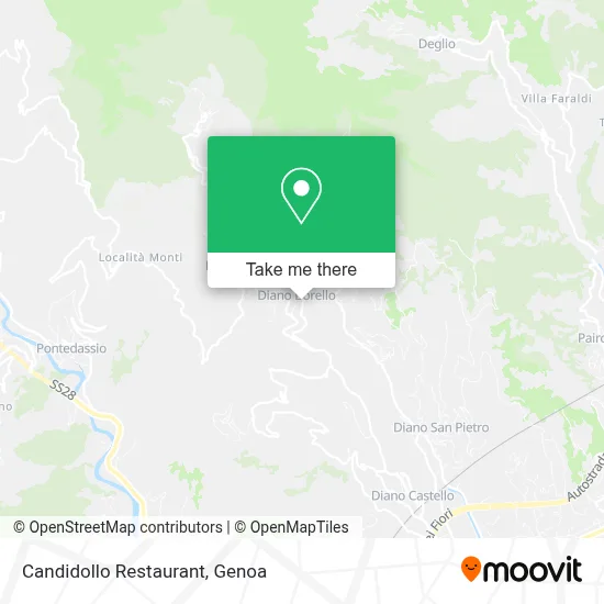 Candidollo Restaurant map