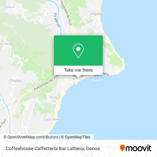 Coffeehouse Caffetteria Bar Latteria map
