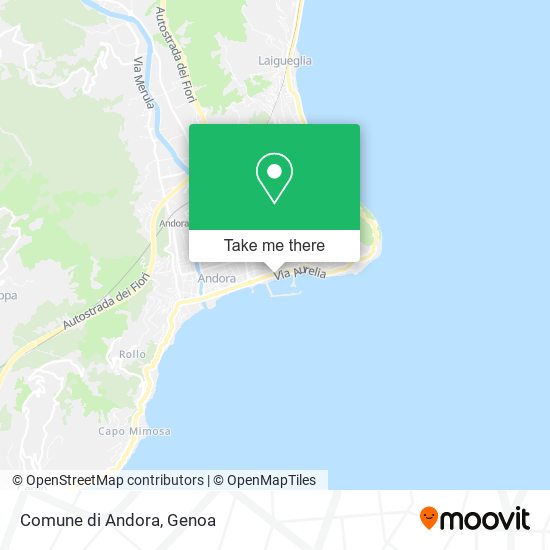 Comune di Andora map