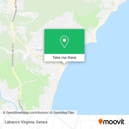 Labacco Virginia map