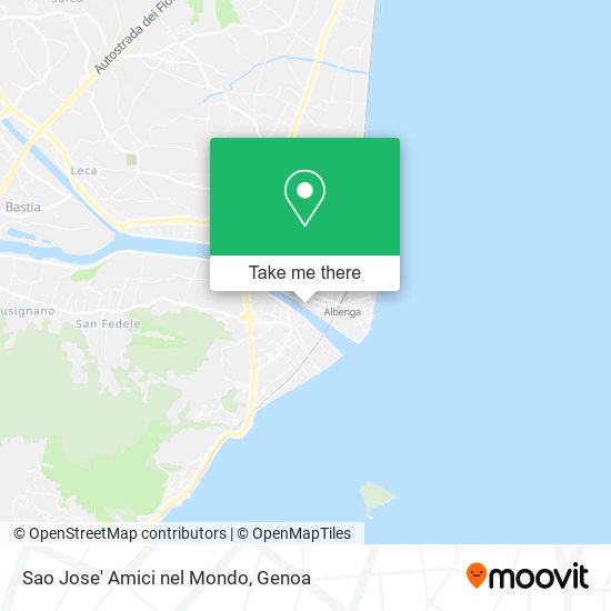 Sao Jose' Amici nel Mondo map