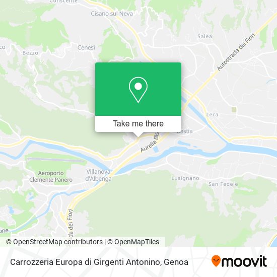 Carrozzeria Europa di Girgenti Antonino map