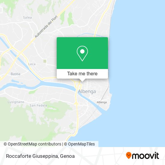 Roccaforte Giuseppina map