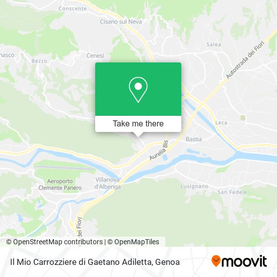 Il Mio Carrozziere di Gaetano Adiletta map