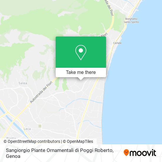 Sangiorgio Piante Ornamentali di Poggi Roberto map