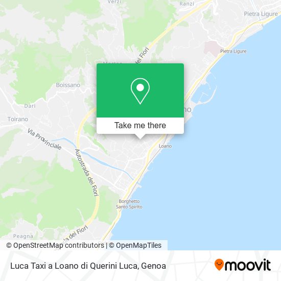 Luca Taxi a Loano di Querini Luca map