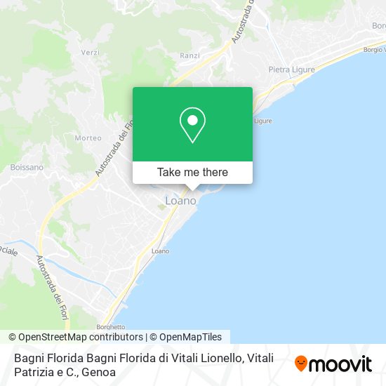 Bagni Florida Bagni Florida di Vitali Lionello, Vitali Patrizia e C. map
