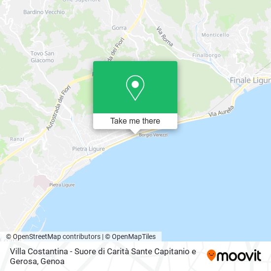 Villa Costantina - Suore di Carità Sante Capitanio e Gerosa map