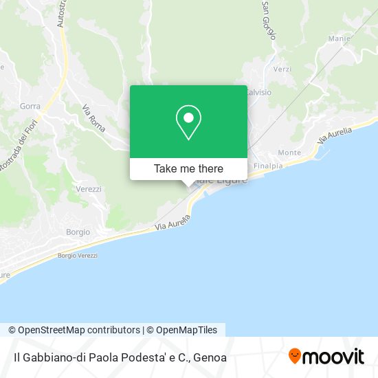 Il Gabbiano-di Paola Podesta' e C. map