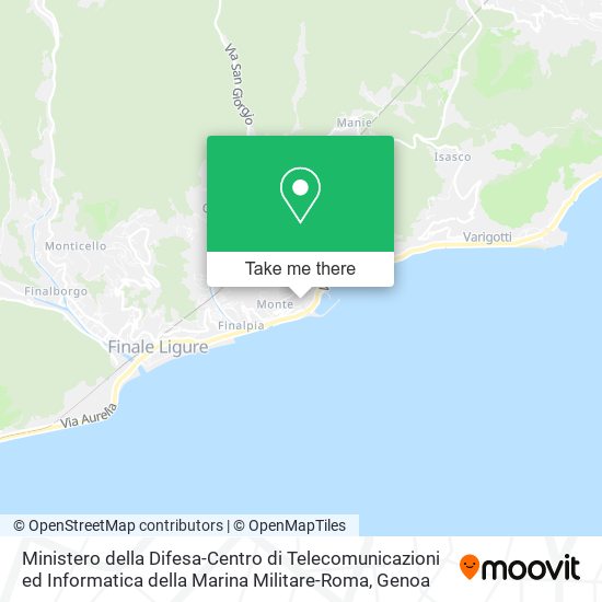 Ministero della Difesa-Centro di Telecomunicazioni ed Informatica della Marina Militare-Roma map