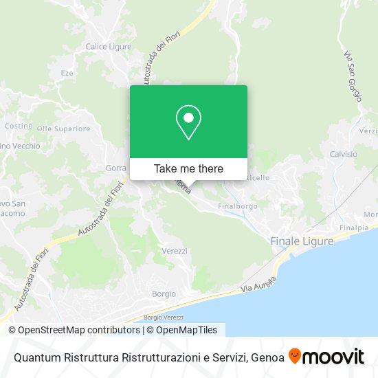 Quantum Ristruttura Ristrutturazioni e Servizi map