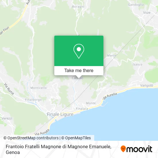 Frantoio Fratelli Magnone di Magnone Emanuele map