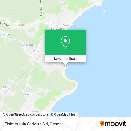 Fisioterapia Carlotta Siri map