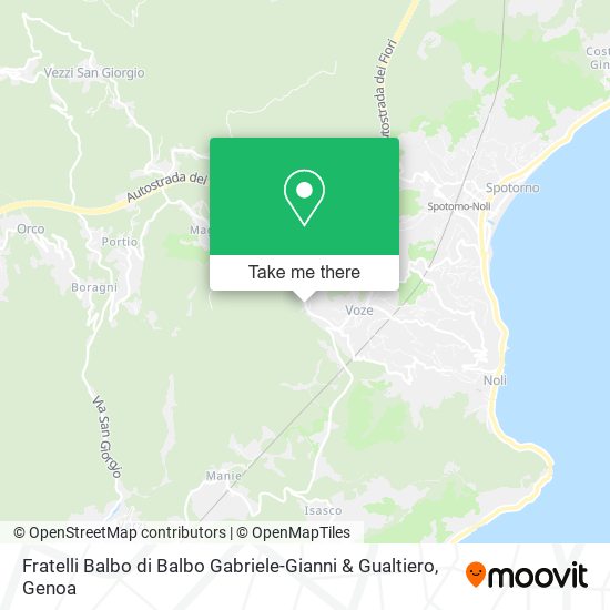 Fratelli Balbo di Balbo Gabriele-Gianni & Gualtiero map