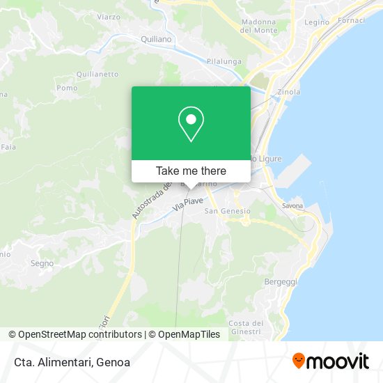 Cta. Alimentari map