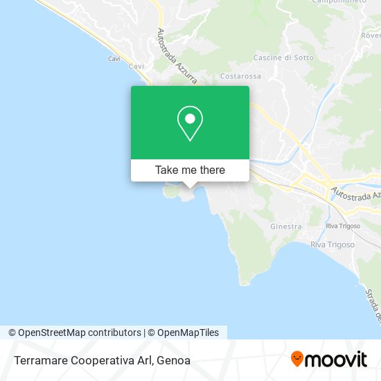 Terramare Cooperativa Arl map